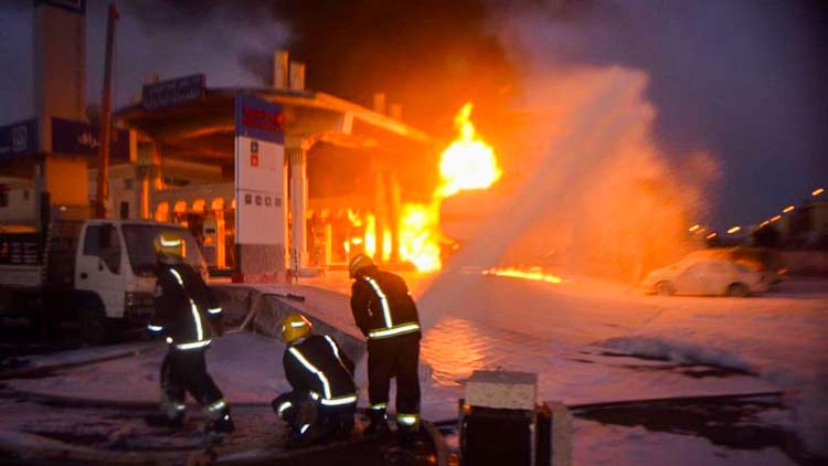 തബൂക്കിലെ പെട്രോൾ പമ്പിൽ അഗ്​നിബാധ