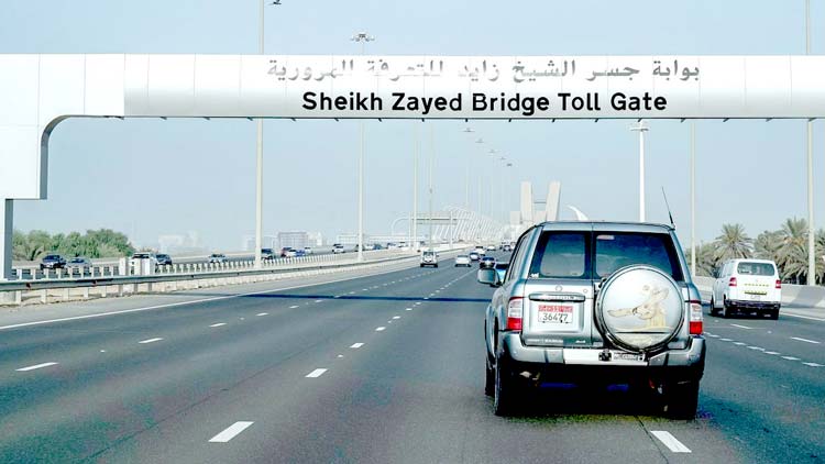 അ​ബൂ​ദ​ബി റോ​ഡ്​ ടോ​ൾ:  പു​തു​വ​ർ​ഷം വ​രെ സൗ​ജ​ന്യം