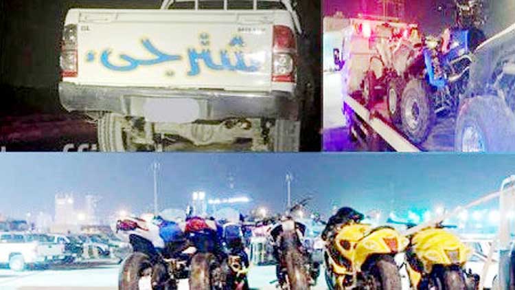 ഗ​താ​ഗ​ത നി​യ​മം ലം​ഘി​ച്ച്​ അ​വ​ധി ആ​ഘോ​ഷം; ര​ജി​സ്​​റ്റ​ർ ചെ​യ്​​ത​ത്​ 9076 കേ​സ്​