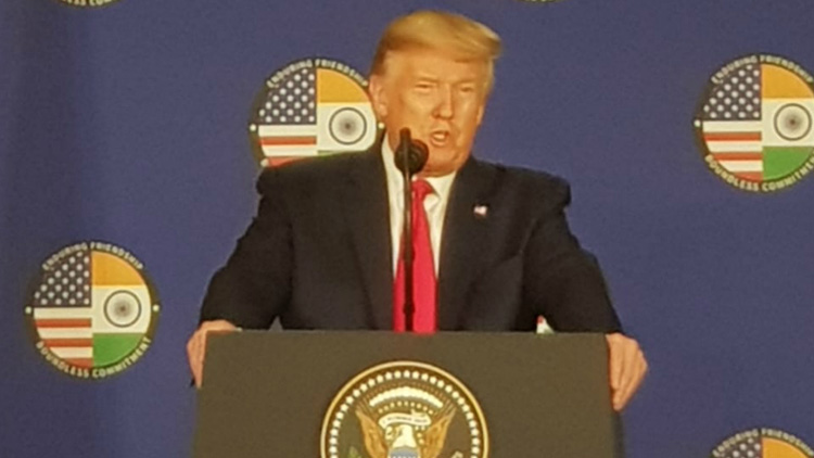 സി.​എ.​എ ഇ​ന്ത്യ​യു​ടെ ആ​ഭ്യ​ന്ത​ര വി​ഷ​യം -ട്രംപ്