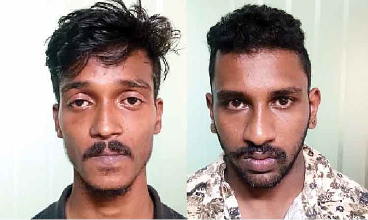 മൂന്നരക്കിലോ കഞ്ചാവുമായി  രണ്ട് യുവാക്കൾ പിടിയിൽ