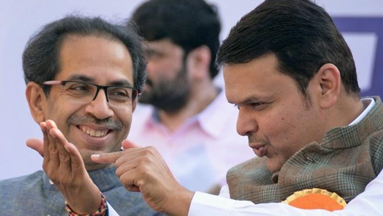 ഒറ്റക്ക് അധികാരമേല്‍ക്കാനുള്ള ബി.ജെ.പി നീക്കം തടഞ്ഞ് ശിവസേന