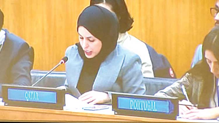 അ​ടു​ത്ത വ​ർ​ഷം ഐ​ക്യ​രാ​ഷ്​​ട്ര​സ​ഭ​ക്ക്​  ഖ​ത്ത​റി​െൻറ 63 മി​ല്യ​ൺ ഡോ​ള​ർ സം​ഭാ​വ​ന