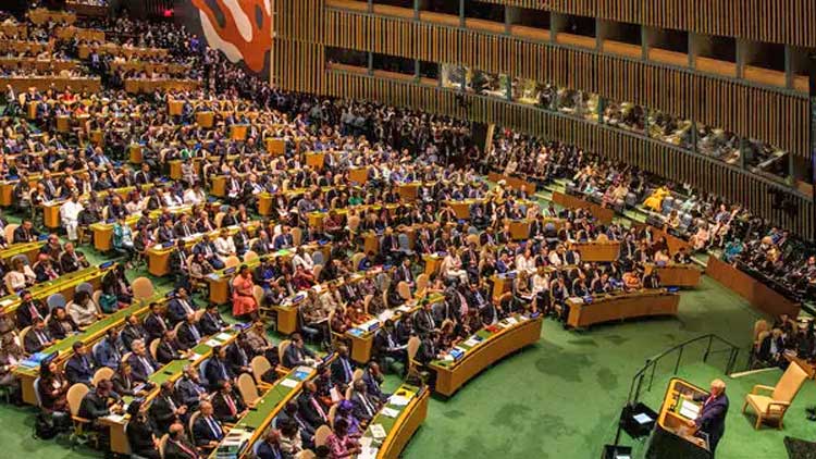 യു.​എ​ൻ പൊ​തു​സ​ഭ​യി​ൽ ഇ​റാ​നെ​തി​രെ  ആ​ഞ്ഞ​ടി​ച്ച്​ സൗ​ദി വി​ദേ​ശ​കാ​ര്യ മ​ന്ത്രി