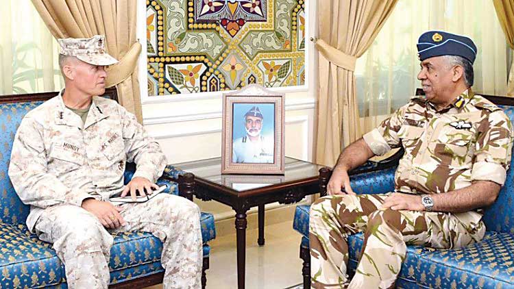 യു.​എ​സ്​ ഉ​ന്ന​ത സൈ​നി​കോ​ദ്യോ​ഗ​സ്​​ഥ​ൻ ഒ​മാ​നി​ൽ