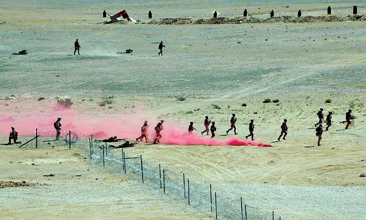 ഒ​മാ​ൻ–അ​മേ​രി​ക്ക സം​യു​ക്​​ത സൈ​നി​കാ​ഭ്യാ​സം