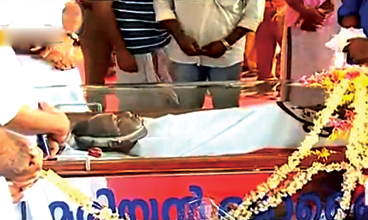 ഉഴവൂർ വിജയ​െൻറ സംസ്​കാരം തിങ്കളാഴ്​ച