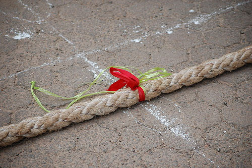 പ്രചാരണത്തിന് മൊഗ്രാല്‍ പുത്തൂരില്‍ കമ്പവലി മത്സരവും