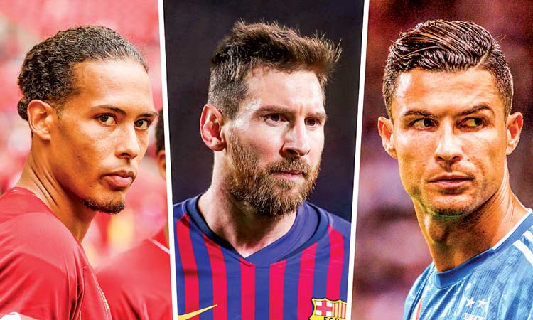 ഫിഫ ബെസ്​റ്റ്​: അവസാന റൗണ്ടിൽ വാൻഡൈക്​, മെസ്സി, റൊണാൾഡോ