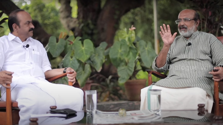 തോമസ്​ ഐസക്കുമായി ദീർഘസംഭാഷണം;  രാഷ്​ട്രീയത്തിൽ പുതുപരീക്ഷണവുമായി വി.ഡി സതീശൻ