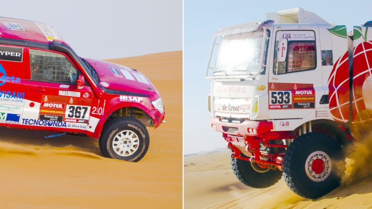 ദു​ർ​ഘ​ട പാ​ത​യി​ൽ പാ​തി ദൂ​രം പി​ന്നി​ട്ട്​ ദാ​ക്ക​ർ റാ​ലി