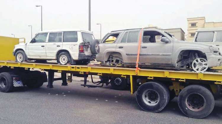 പി​ടി​ച്ചെ​ടു​ത്ത വാ​ഹ​ന​ങ്ങ​ള്‍ ജ​ഹ്‌​റ​യി​ൽ ഉ​പേ​ക്ഷി​ക്കു​ന്ന​തി​നെ​തി​രെ പ​രാ​തി