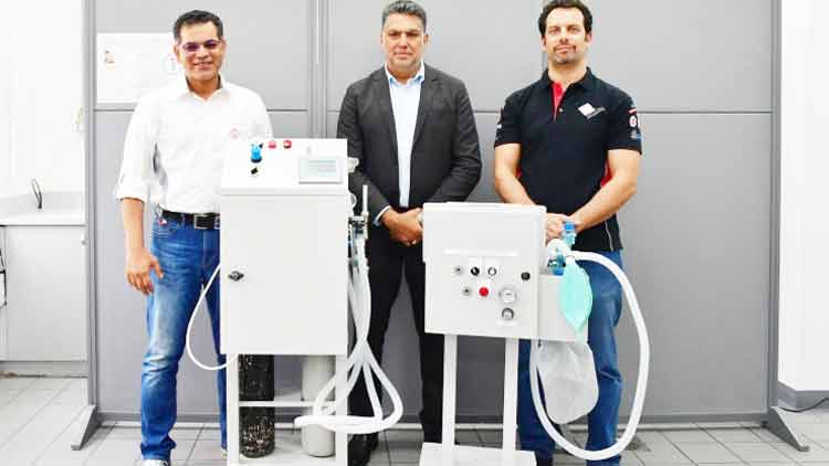 തദ്ദേശീയമായി കൃത്രിമ ശ്വസ​േനാപകരണം നിര്‍മിച്ചു