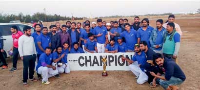 വി​ൻ​റ​ർ ടി10 ​ക​പ്പ്; അ​ൽ മ​ജാ​ൽ ക്ല​ബ് ജേ​താ​ക്ക​ൾ