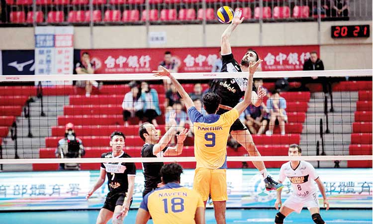 ഏഷ്യൻ ക്ലബ്​ വോളിബാൾ ചാമ്പ്യൻഷിപ് ചെ​ന്നൈ സെ​മി​യി​ൽ പൊ​രു​തി​ത്തോ​റ്റു