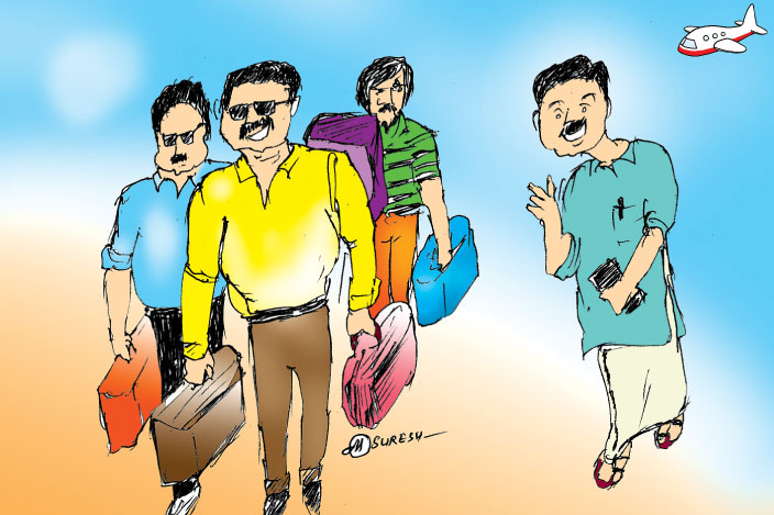 വോട്ടുവിമാനം വന്നുതുടങ്ങി