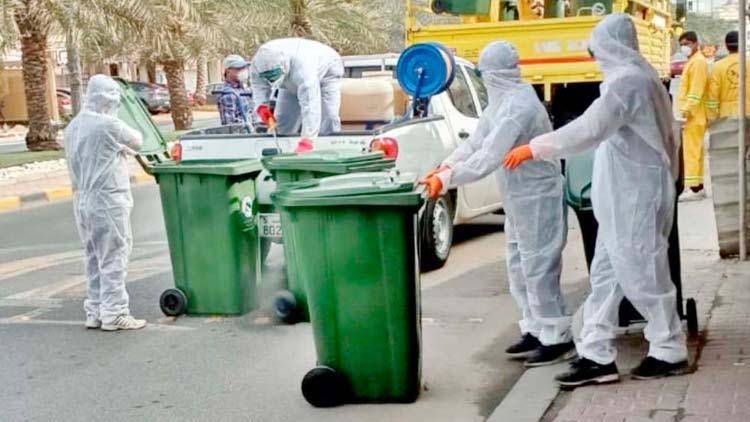 മാ​ലി​ന്യ​വീ​പ്പ​ക​ൾ അ​ണു​മു​ക്ത​മാക്കുന്നു