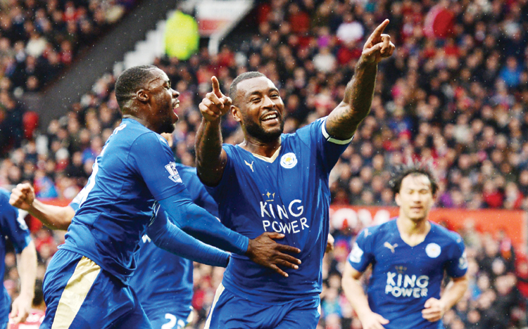 യുനൈറ്റഡിനെതിരെ സമനില; ലെസ്റ്റര്‍ കിരീടധാരണത്തിനരികെ