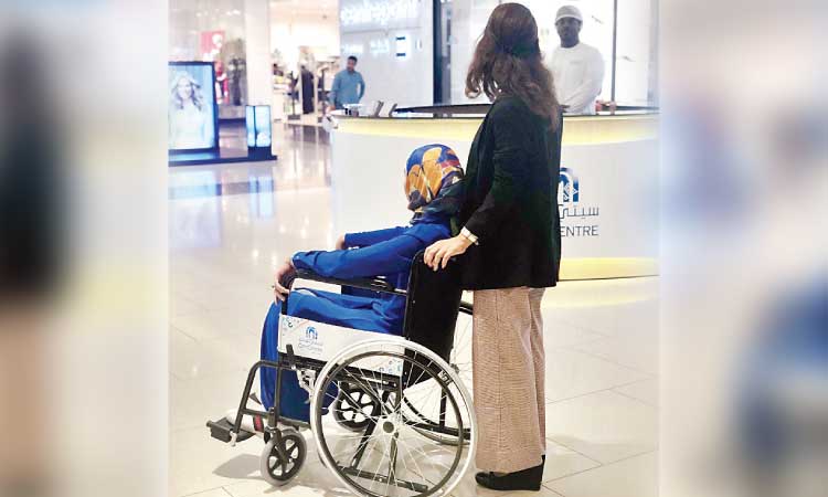 സിറ്റി സെൻററുകളിൽ സൗജന്യ വീൽചെയർ സേവനം