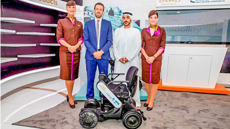 അബൂദബി വിമാനത്താവളത്തിൽ വീൽചെയറും സ്​മാർട്ട്​ ആവുന്നു