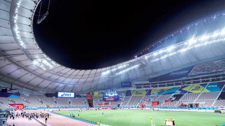 ലോക അ​​ത്​​ല​​റ്റി​​ക്സ് ചാ​​മ്പ്യ​​ന്‍ഷി​​പ്​  ഉ​​ദ്​​​ഘാ​​ട​​നം കോ​​ർ​​ണി​​ഷി​​ൽ