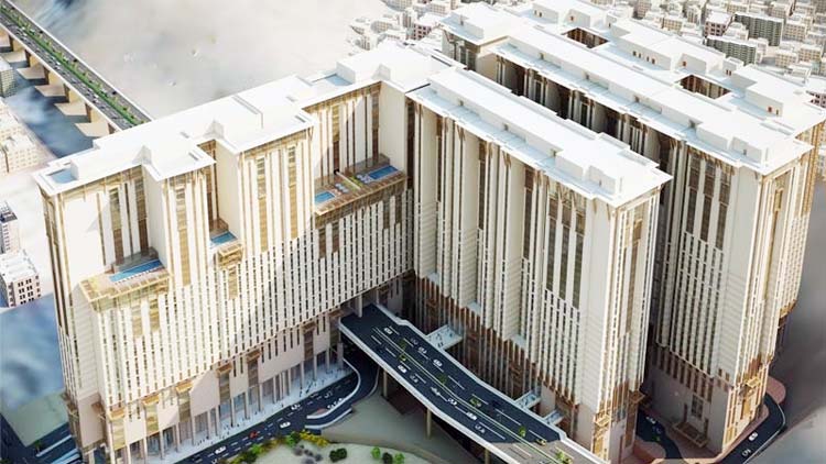 ലോ​ക​ത്തി​ലെ ഏ​റ്റ​വും വ​ലി​യ ഹോ​ട്ട​ൽ മ​ക്ക​യി​ൽ  ഉ​ദ്​​ഘാ​ട​ന​ത്തി​നൊ​രു​ങ്ങു​ന്നു