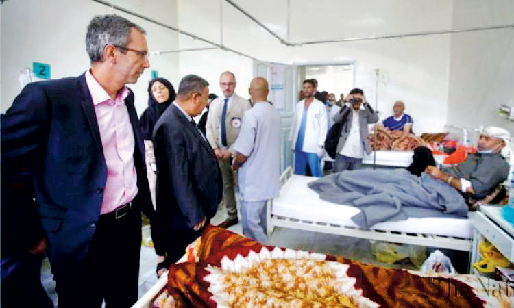 യമനിലെ കോളറബാധിതരുടെ എണ്ണം ഇരട്ടിയാകാനിട –റെഡ്​ക്രോസ്​